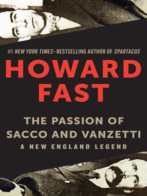 cover image of Passion of Sacco and Vanzetti